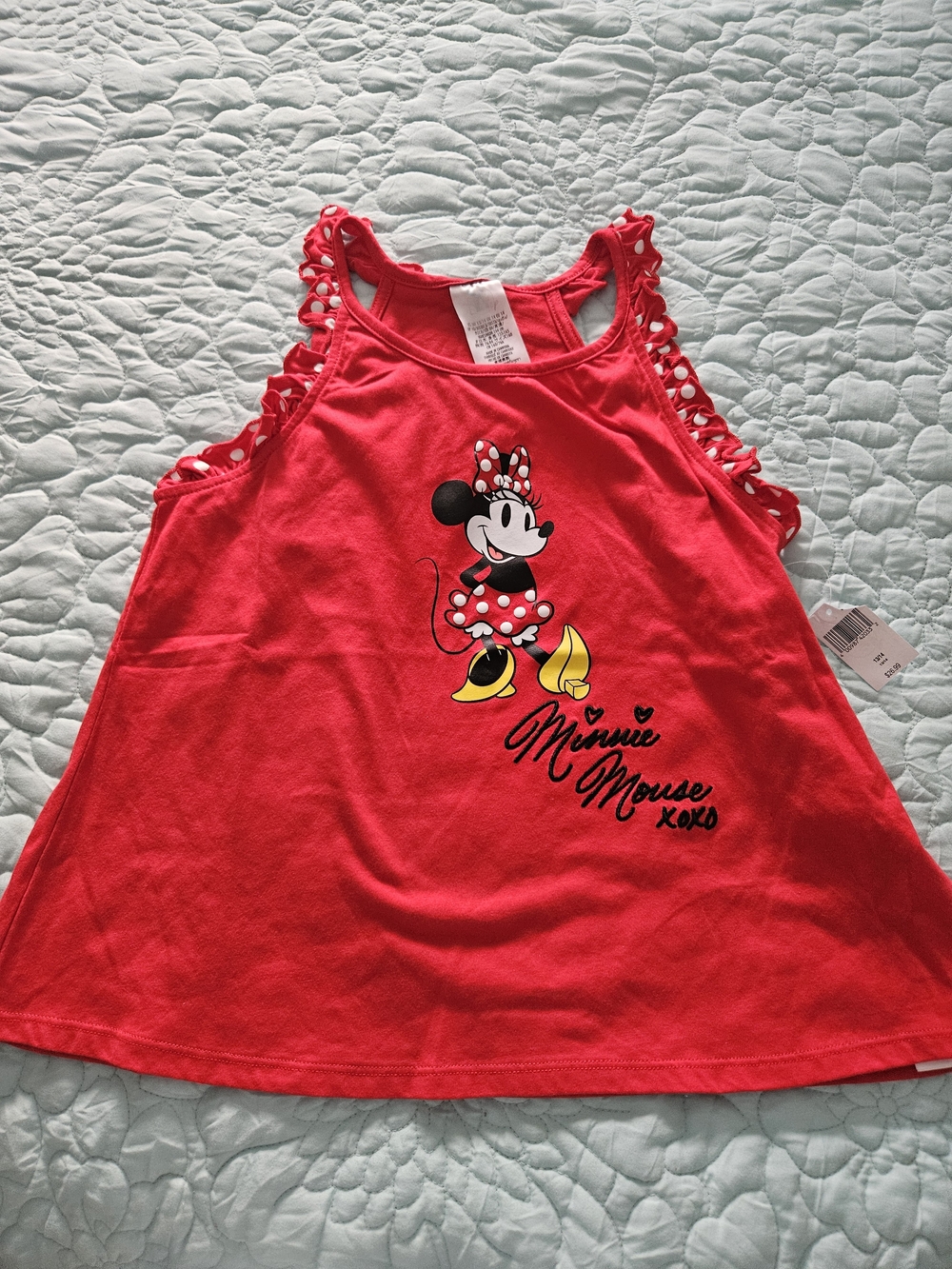 Minnie Mouse Red Girls' Tank Top - Disney